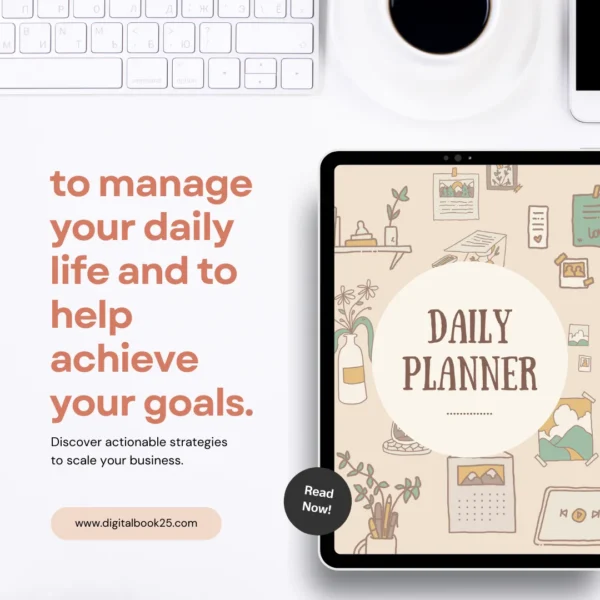 Digital Daily Planner, iPad & Android Planner, Digital Calendar, Daily, Weekly, Monthly 2025 - Image 2