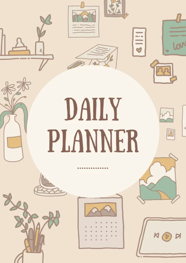 Digital Daily Planner, iPad & Android Planner, Digital Calendar, Daily, Weekly, Monthly 2025 - Image 4