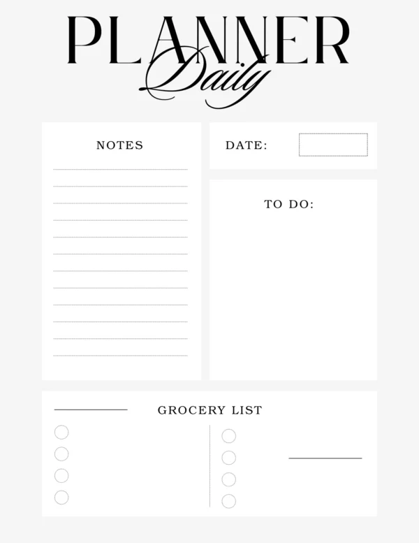 2025 Personal Planner – Elegant & Minimalist Design | Digital Download - Image 2